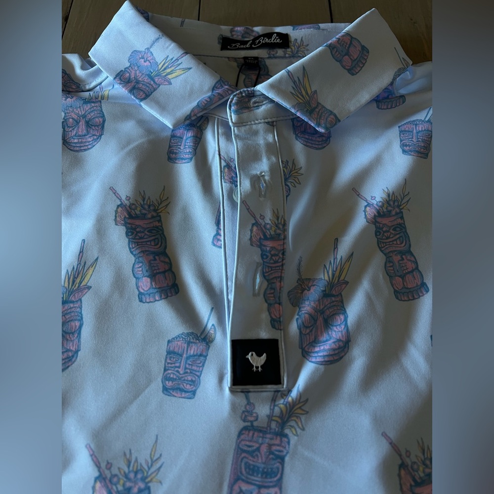 Bad Birdie Men's XL Core Performance Golf Polo NWT - Picture 2 of 6